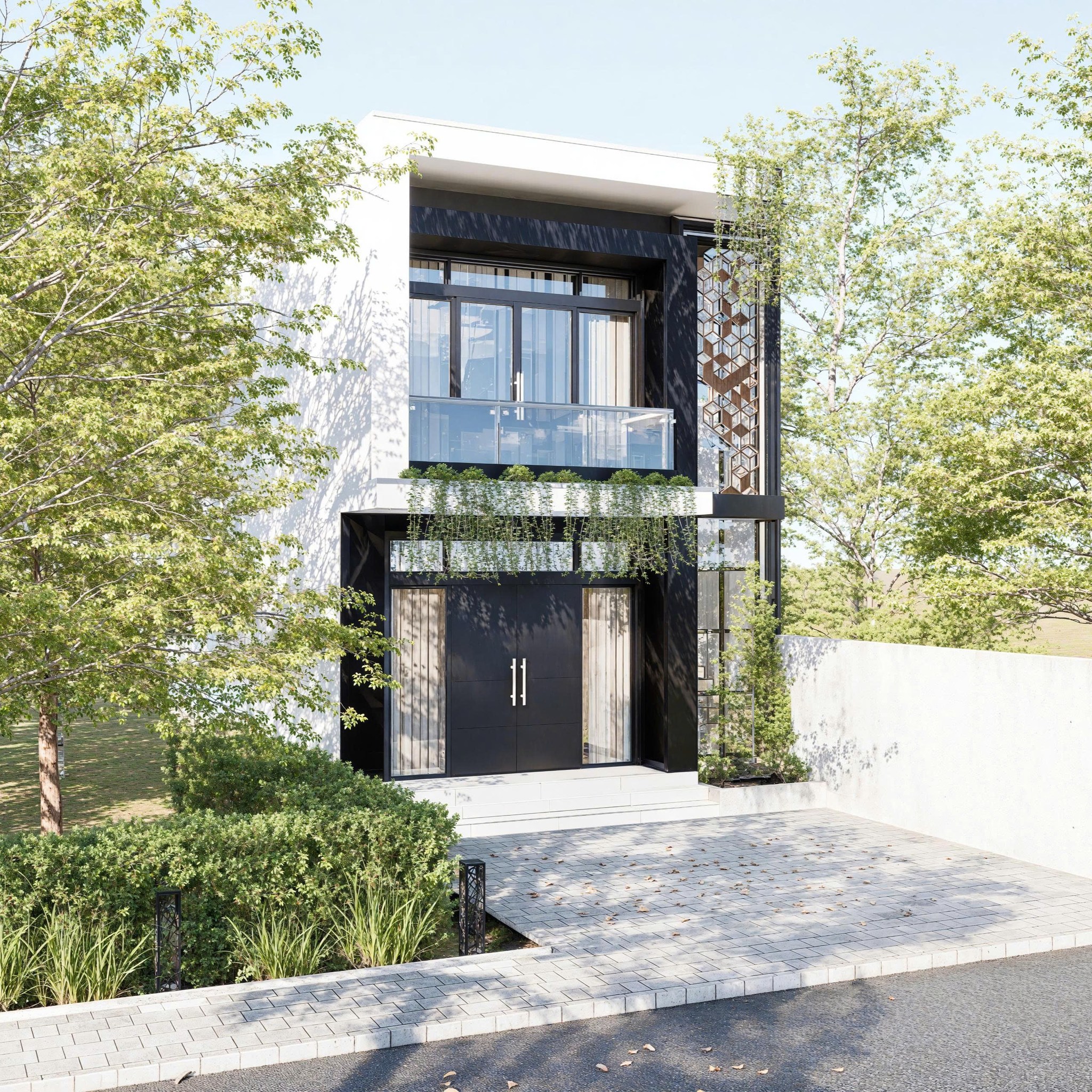 Nhà phố 2 tầng phong cách Hiện đại - Luxury